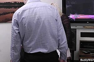 Live femdom sex for cash, beautifull busty blonde