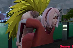 Hinata has a girlfriend and friends who wanted to have sex with another girl who agreed to join