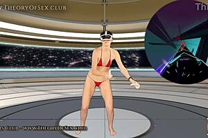 Virtual reality dance and exercise revealed full body workout and muscle