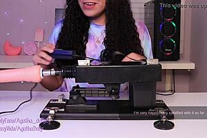Wach me, jerk off on this porn tape with a sex machine
