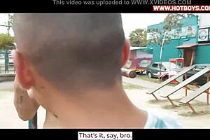 Raw cock fucking with an amateur gay star and anal orgasms
