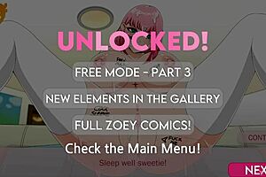 The Cartoon Life: Zoey's Full Body Cumshot