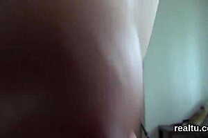 Small boobs, big dick: POV European teen gets pounded by some big man