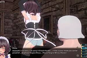 A fantasy world story of a knight and his maid