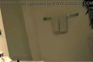 Hot blowjob front mirror cute girl