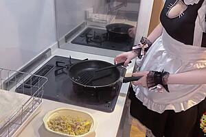 An imaginary menu in black and white, a who’s who of cute, and a black maid service with a fantasy