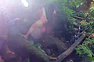Trampling his big black cock /This homemade gay video