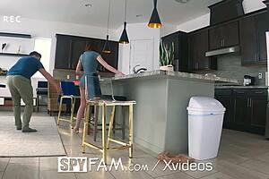 His step sister gives American amateur a handjob