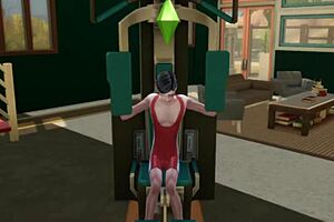 The Sims 4 cartoon girl receives being dominated and humiliated
