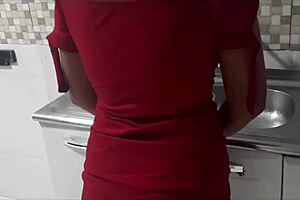 Her cousin and a friend double penetrate her new model