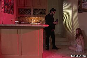 Filthy naked blonde has her nasty pussy fucked by a lieutenant
