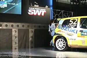 Amateur co-operative association: Tokyo Motor Show 8 race queen with Cangal companion
