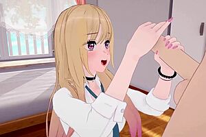 Sono Bisque Doll Wa Koi Wo Suru Marin learns about Gojo’s clothing making Art