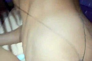 Cock inside ananal creampie: A homemade Latina twerking and cumming video