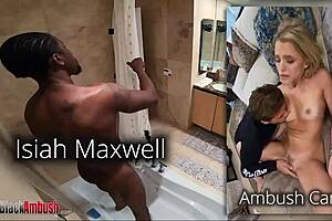 This hot blonde gets fucked by a big black cock in Black Ambush