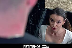 On Petitehos' Lana Roy's naughty prank on Maximo Garcia to give him anal sex