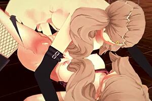 Futanari Ann Takamaki Takes a Creampie & Cums