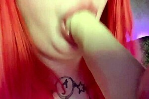 Pretty face new amateur who performs POV blowjob