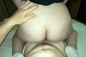 HornyWife Rides a Big Cock in a Homemade Video