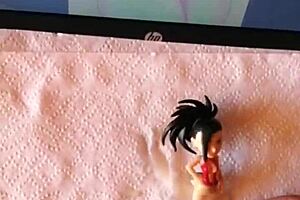 Big ass momo yaoyorozu in a cosplay dressed dripping with cum receiving a cum tribute HD video