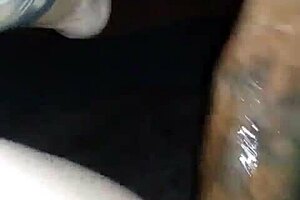 Wife shares her hairy pussy and tits with husband and a friend