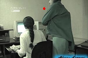 After hours I was caught with a secretary