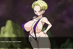 Japanese anime monster girl gets down and fighters it out with a cock