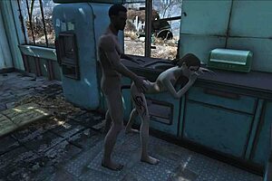 Game Hentai: Sexy Brune Cartoon Fucking