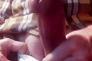 Pre cum dripping masturbation