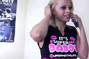Nadia White fucks her pussy while working out on the treadmill followed by orgasmic masturbation