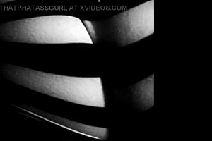 Homemade video of Big white girl's ass