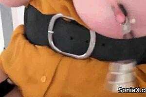 Sonia’s huge entertaining boobs on display in this hot video