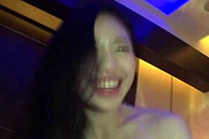 Beautiful breast and Facial Japanese girl Cumshot