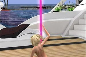 Flashing on stripping behind the scene european blonde girl in private party
