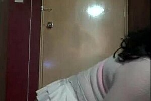 A big white cock fucks three horny women in hotel room