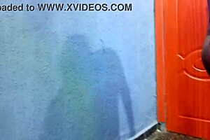 The humourous carting that the comic cowgirl does in the backstage video