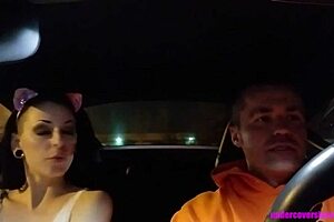 Squirtingly teen stepdaughter squirts on me in public