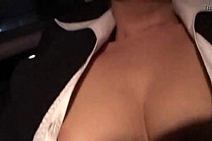 This is an Italian amateur girl who got fucked for some few bucks inside a car