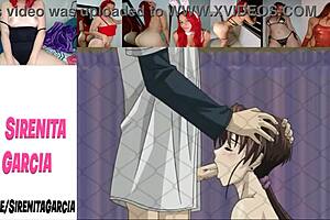 Anime porn video with intense Nakadashi and creampie