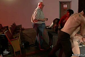Welcoming exhibitionist gets wrecked and receives a public anal Fuck
