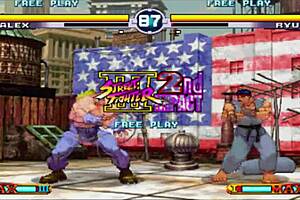 We can fight with Mai Ling in Street Fighter III and beat her in the game of RA: Red Earth
