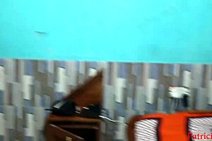 A UK chubby slut gets a black shaft in a real home adult movie