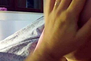 Big boobed wife fucked in the ass and filled with cum in a homemade clip