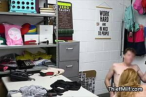 Soft toys play with a large breasted mature male suspect