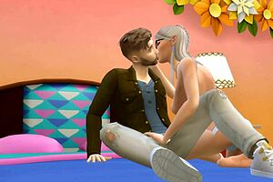 Stepsister nues dancing and sucking her stepbrother’s mandingo penis