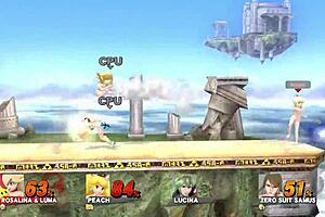 The writer has chosen to bring together the princesses inspired by Metroid in a bikini battle set in 3D