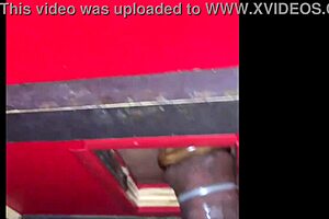 Amateur stripper interracial gloryhole adventure