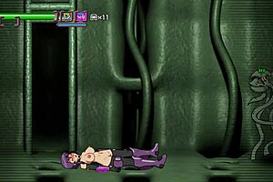 Rape and alien boob sucking in Xenotake hentai extreme game episode 5
