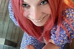 Enter – young stepsister with red hair who wants to know if she is pretty