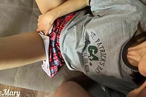 Awkward moments with milf with big ass fucked and filled with cum
